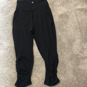 Cropped athletic pants